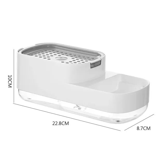 Distributeur savon presse porteponge compact gainplace… – vue 5