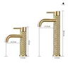Mitigeur lavabo monocommande haut plan laiton massif… – vue 5