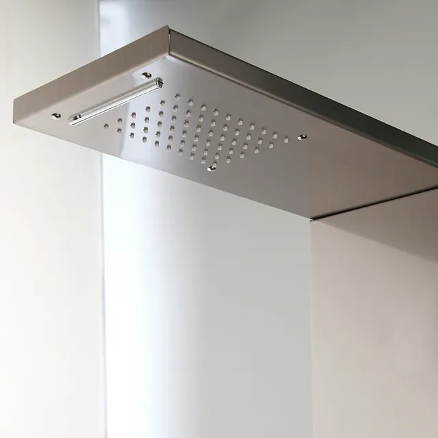 Panneau douche inoxydable 304 brossé antirouille cascade… – vue 6