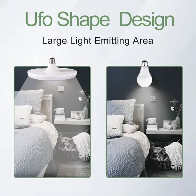 Ampoule LED 220V UFO lampe ronde Super lumineuse… – vue 3