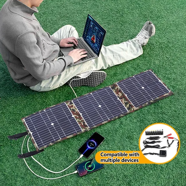 Kit de Panneaux Solaires Pliables pour Camping – vue 2