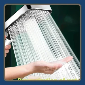 Pommeau de douche réglable, 3 modes, douche à pluie, grand débit, haute pression, économie d&rsquo;eau, mélangeur de douche, accessoires de salle de bains
