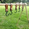 6 pièces à la main en cuir armoire porte poignée tire… – vue 4