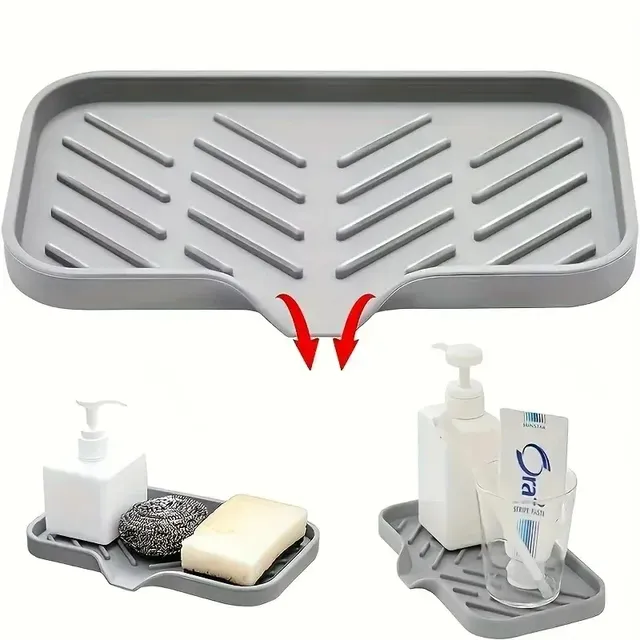Plateau d'évier en Silicone avec vidange – vue 4