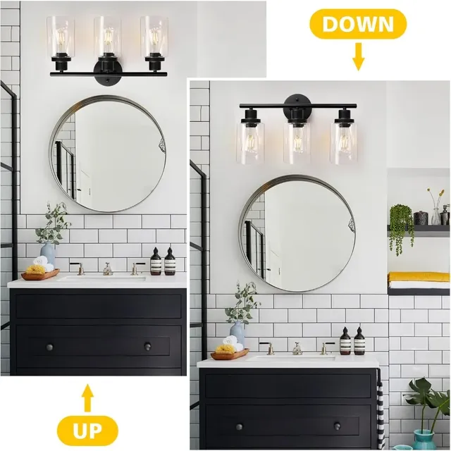 Luminaires muraux modernes pour miroir de salle de bain – vue 4