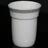 Tasse brosse toilette céramique verre blanc opaque… – vue 5