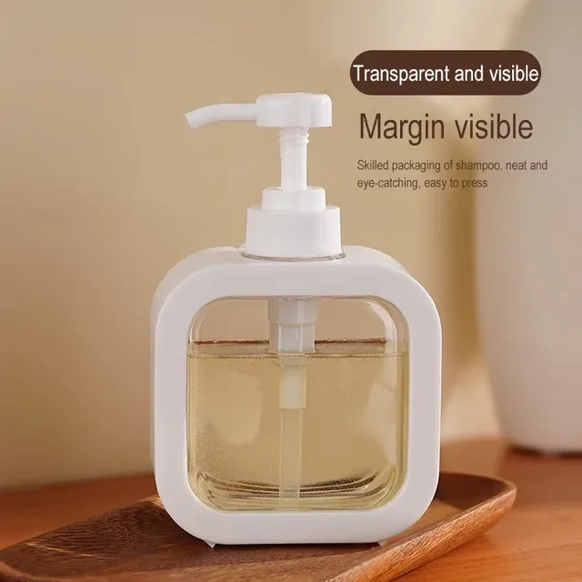 Distributeur de savon liquide blanc 300/500ML – vue 2