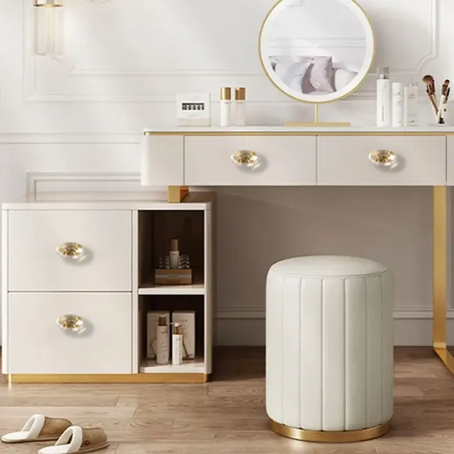 Poignée meuble cristal diamant champagne ambré… – vue 2