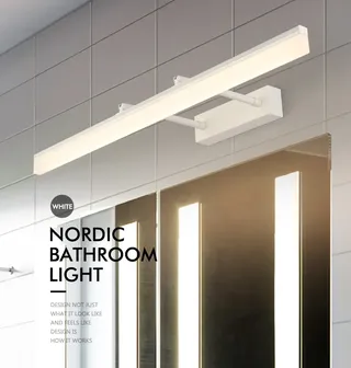 LED miroir lumière 40 cm 12 W AC90-240V étanche moderne cosmétique…