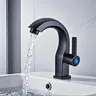 Robinet de lavabo de salle de bains monotrou moderne… – vue 2
