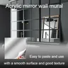 Miroir décoratif autocollants ornement autocollant mural… – vue 2