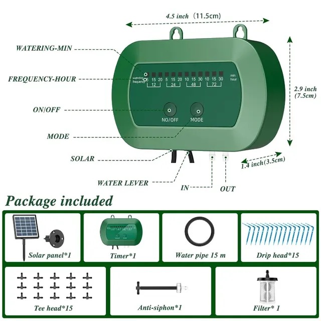 Kit d'irrigation goutte à goutte pour plantes en pot – vue 6