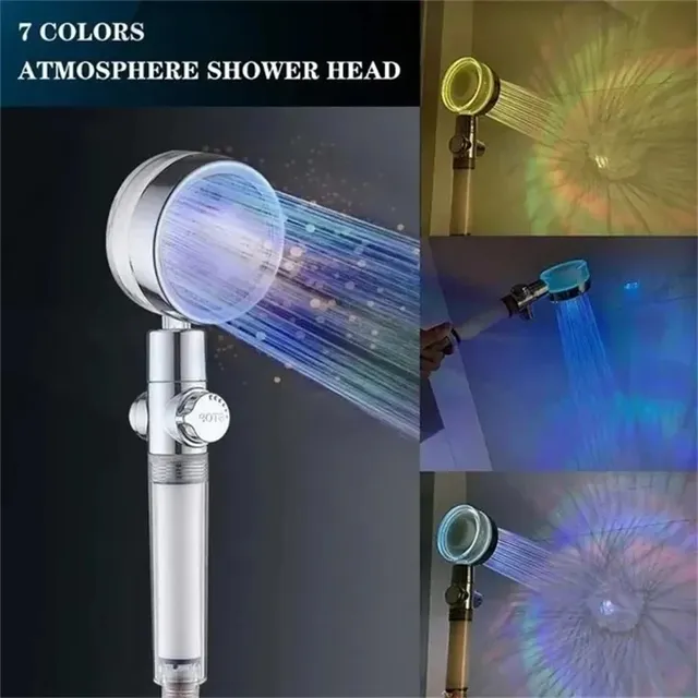Pommeau de douche LED 7 couleurs/contrôle de température – vue 2