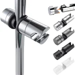Support de pomme de douche universel, support de Rail de douche réglable, accessoires de salle de bains, support de douche à main de remplacement pour barre coulissante