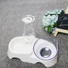 Bol chat surélevé incliné plastique transparent tête… – vue 3