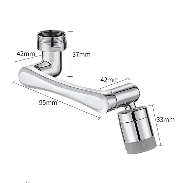 Acier inoxydable universel 1080 ° Bras robotique pivotant – vue 4