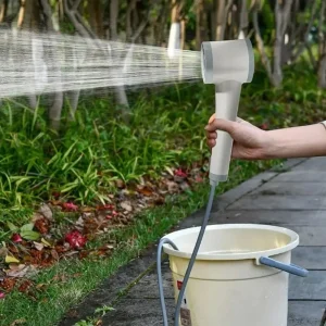 Kit de douche douche Portable auto-amorçante, bulle de Massage réglable, douche Rechargeable, douche Mobile alimentée par batterie, bain pour chien