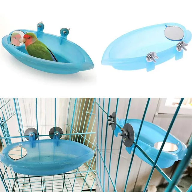 Baignoire plastique translucide bleu ovale cuve peu… – vue 2