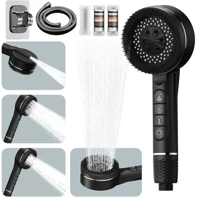 Pommeau de douche filtré suralimenté – vue 2