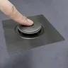 Bouchon vidange évier douche carré finition miroir acier… – vue 5