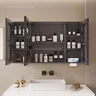 Armoire à miroir de salle de bain intelligente en forme… – vue 2