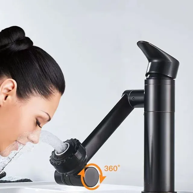 Robinet de lavabo en acier inoxydable – vue 3
