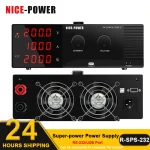 Alimentation de laboratoire super puissante, tension de commutation réglable, source DC programmable pour les tests, Sotchi, 2000W, 200V, 10A, 300V, 5A