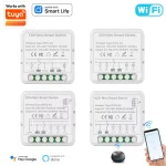 Tuya – Module de commutation intelligent WIFI, 1/2/3/4 gangs, commutateur de commande bidirectionnel, prise en charge de la commande vocale Alexa Google Home Alice