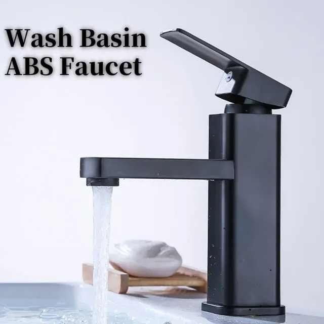 Cascade lavabo ABS robinet noir chaud froid toilette… – vue 2