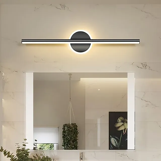 Lampe de miroir LED nordique Simple longue applique…