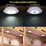 Lot trois spots LED sans fil télécommande intensité… – vue 6