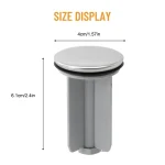 Bouchon d&rsquo;évier universel pour ark HOWash, bouchon pop-up, bouchon de vidange de remplacement, accessoires de fixation, bouchons, 40mm