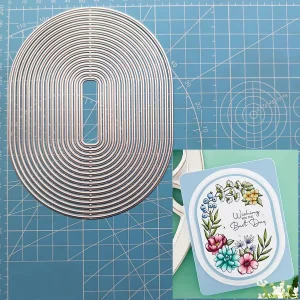 Moule de découpe à cadre de fond ovale pour la fabrication de cartes découpées en papier, de scrapbooking, d’albums de cartes DIY et d’artisanat décoratif. Moule de découpe à cadre de fond ovale pour la fabrication de cartes découpées en papier, de scrapbooking, d’albums de cartes DIY et d’artisanat décoratif.