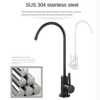 Purificateur d'eau de cuisine en acier inoxydable 304