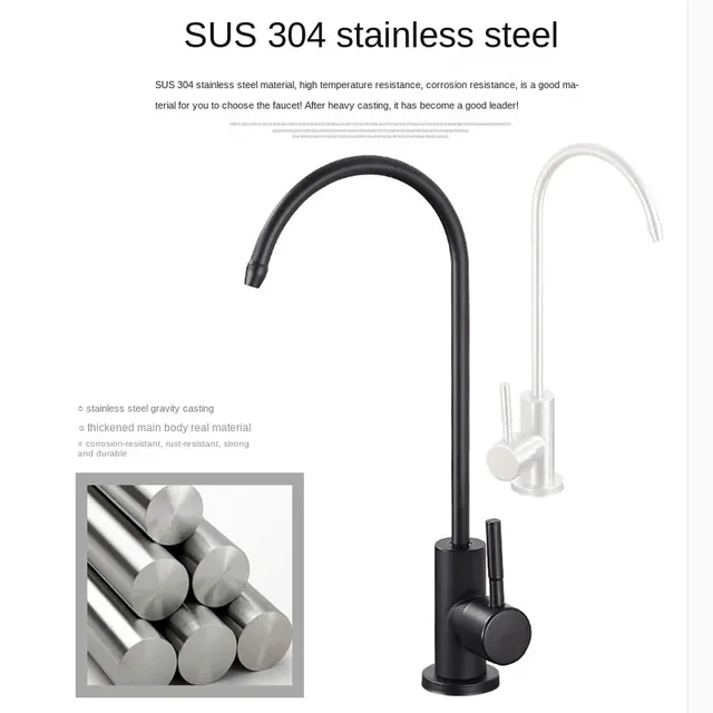 Purificateur d'eau de cuisine en acier inoxydable 304
