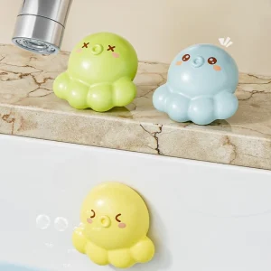 Bouchon de vidange de débordement en forme de poulpe, couvercle scellé pour lavabo, lavabo, empêche les insectes et les odeurs