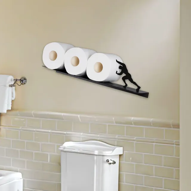 Porte-papier hygiénique support porte-mouchoirs support… – vue 4