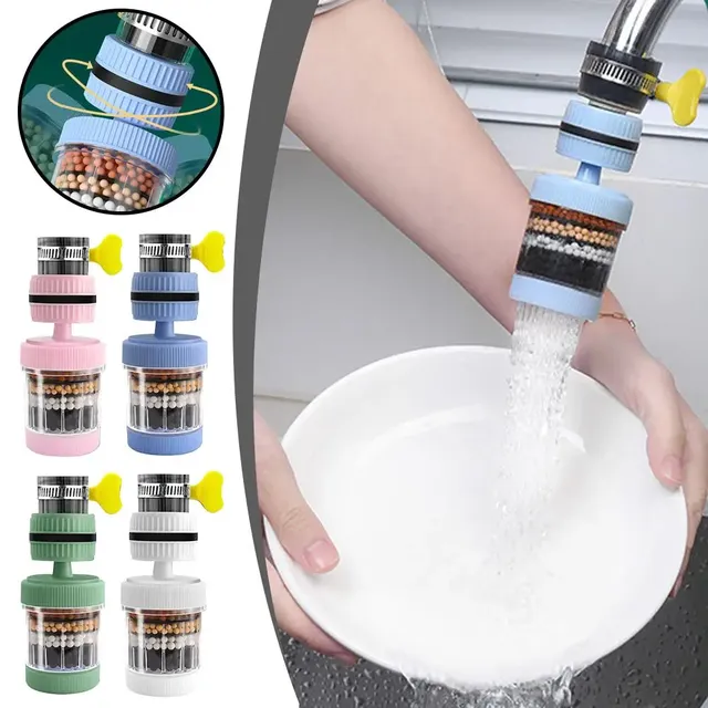 Filtre de robinet à 6 couches amovible et lavable – vue 2
