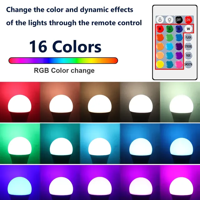 Ampoule LED RGB 20W – vue 3