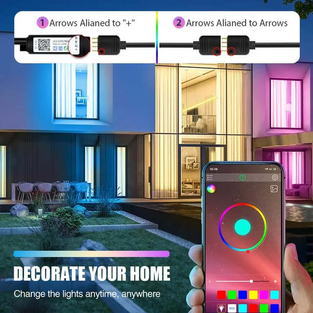Bande lumineuse LED intelligente – vue 4