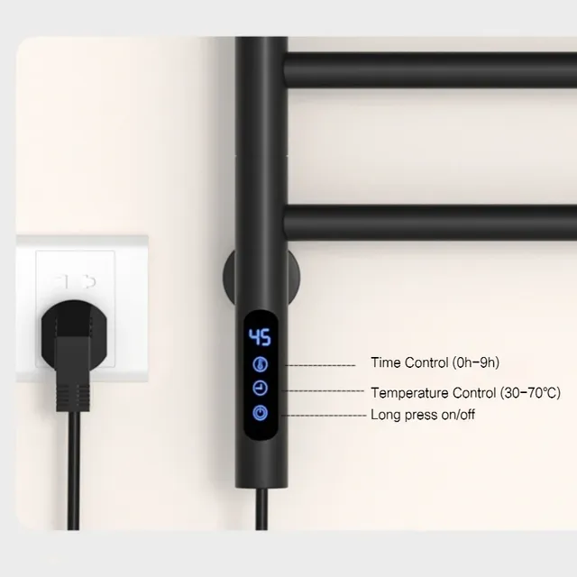 Porte-serviettes électrique chauffant – vue 5