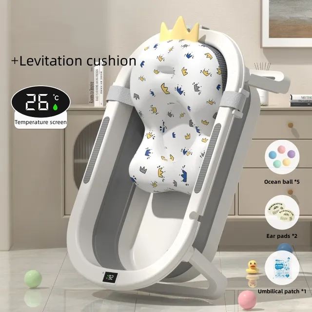 Baignoire bébé baignoire chaude bébé pliable enfant en… – vue 5