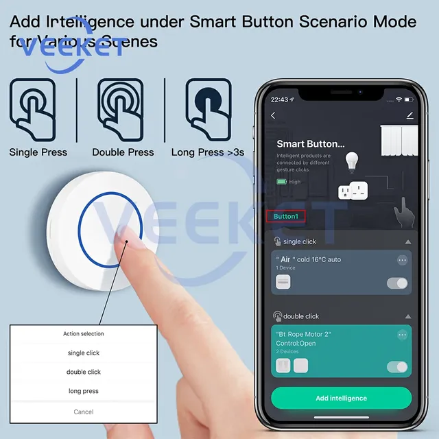 Le commutateur sans fil pour maison intelligente… – vue 4