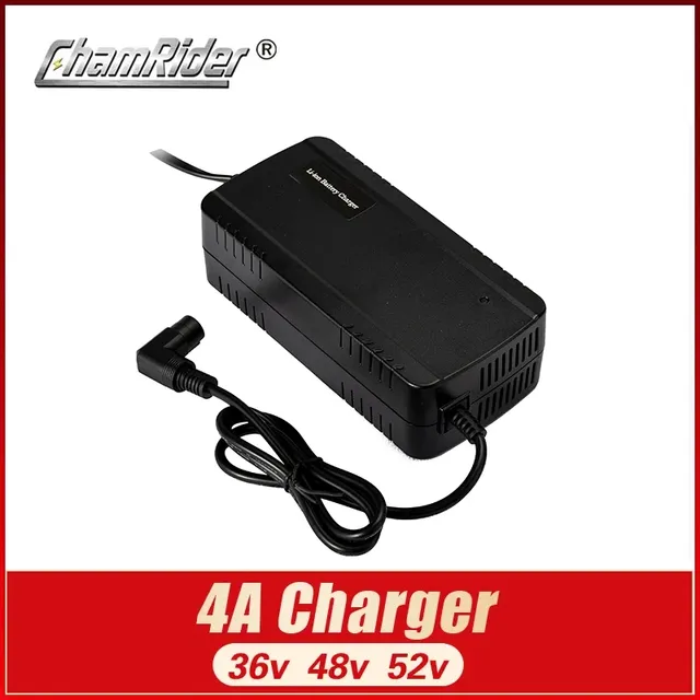 Chamrider 54.6V 4A chargeur de batterie au Lithium 48v… – vue 3