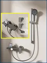 Système de douche de salle de bains à sortie…