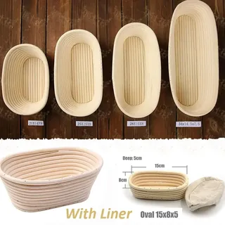Ovale épreuve de masse fait à la main Fermentation du pain Banneton…