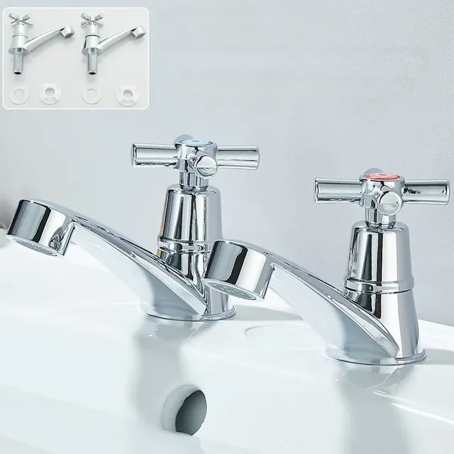 Robinet de salle de bains chromé de qualité supérieure – vue 2