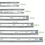 MELTRAY-Rail de guidage coulissant pour tiroir, raccords de quincaillerie pour meubles, 2 pièces