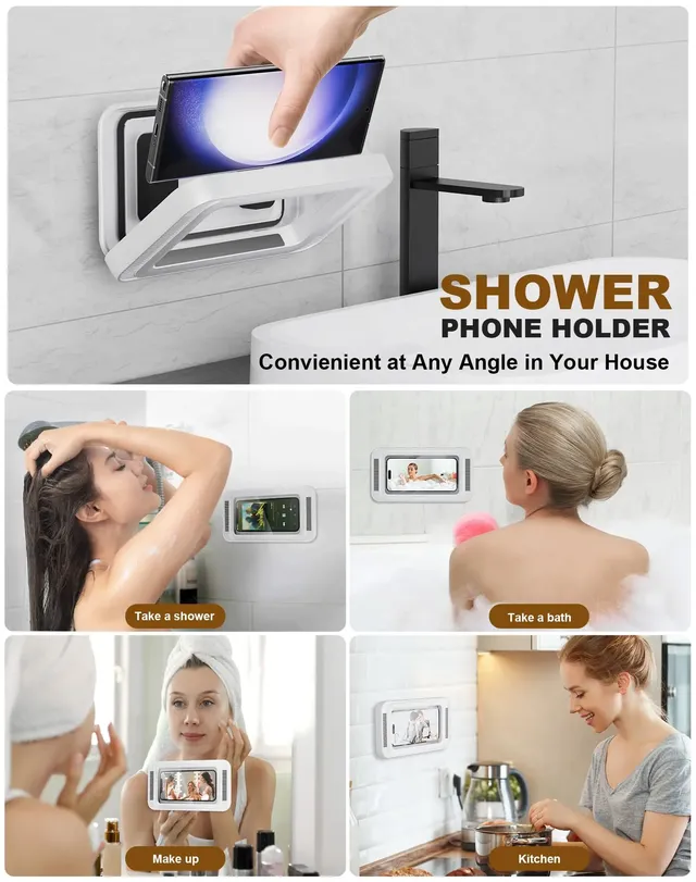 Support de téléphone de douche avec haut-parleur – vue 6