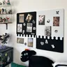 Panneau mural en feutre à grille 30x30cm – vue 2